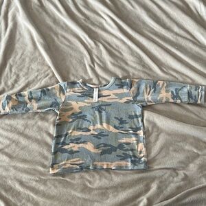 Organic Cotton Long Sleeved Camo Shirt by Gus and Steel